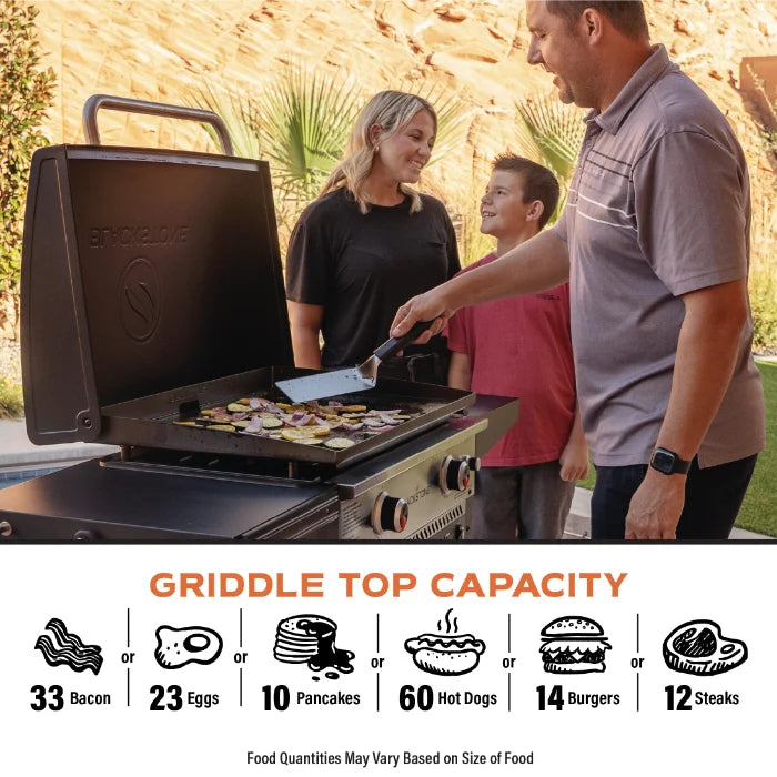 Griddle Plus 28in 2 Drawer Air Fryer Griddle